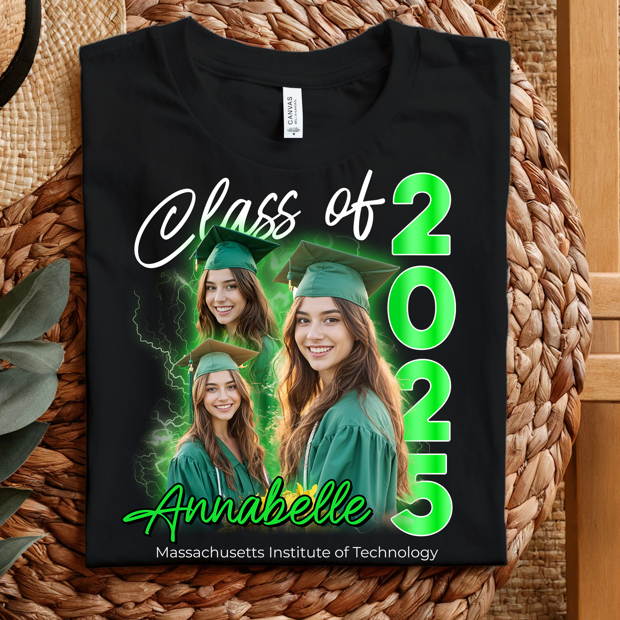 Class Of 2025 Custom Graduation Shirt Personalized Photo T-shirt, Graduation Gift