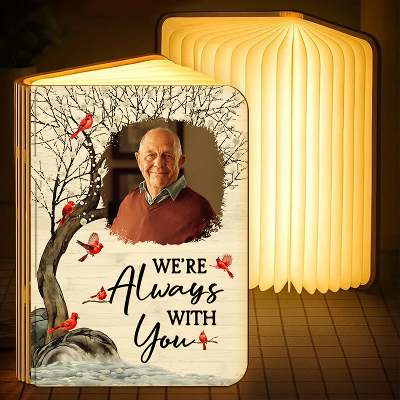 When You Miss Me Have No Fear Memorial - Personalized Book Lamp