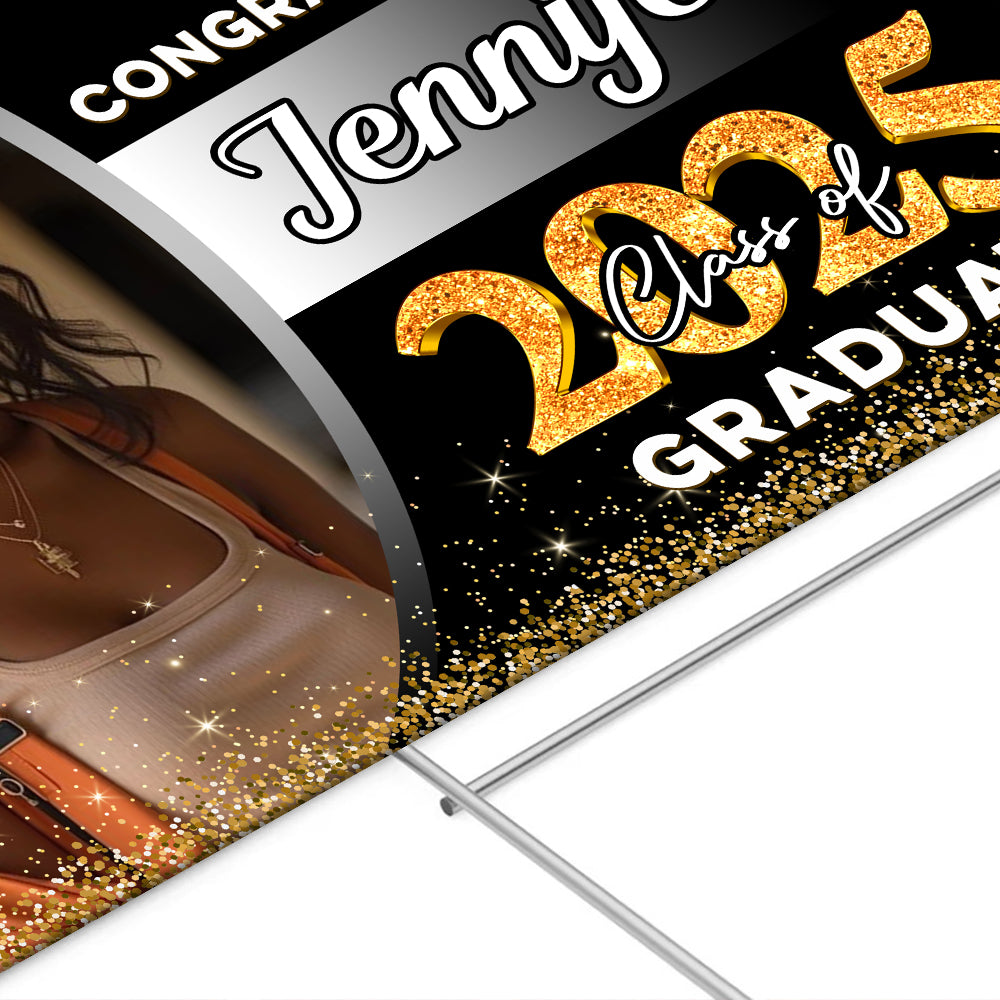 2025 Graduation Lawn Sign Personalized – A Special Gift for a Special Graduate