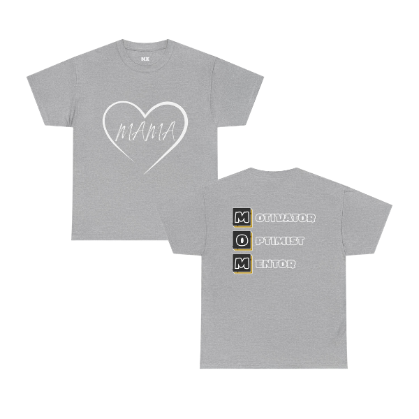 Mama Graphic T-Shirt – MOM Letter Design Unisex Heavy Cotton Tee | Mother’s Day Gift for Mom | Soft Casual Everyday Shirt