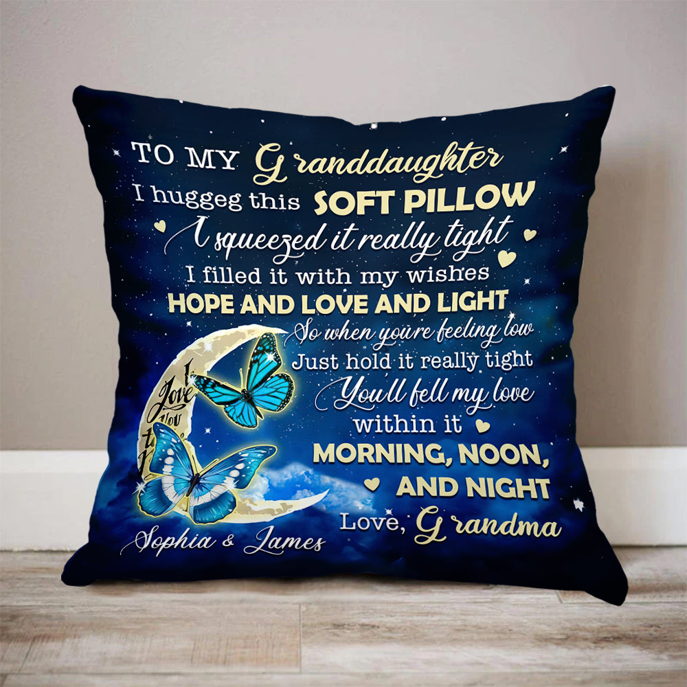 To My Daughter - Family Love - Custom Name Pillow - Family Gift