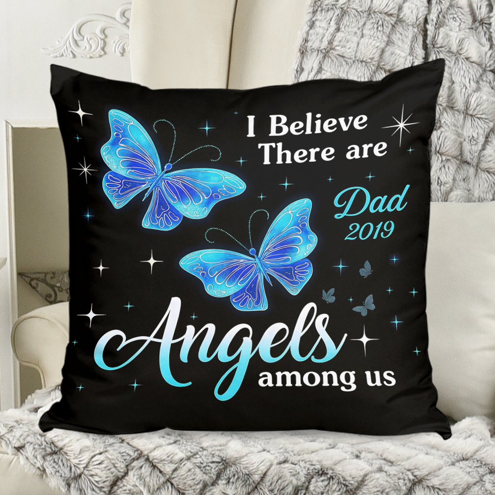 Custom Photo  Pillow - Memorial Personalized Custom Pillow - Sympathy Gift For Family Members