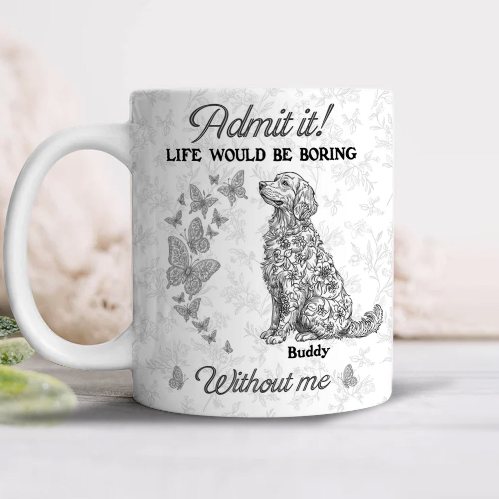 Dog Lover Mug - Pet Lover Gift - Personalized Custom Mug