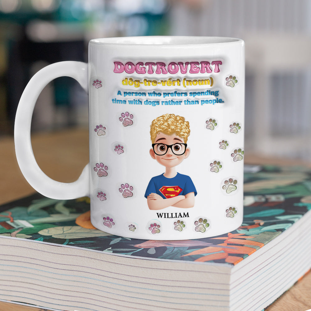 Custom Name Dog Lover Mug - Dog Lover Gift - Personalized Custom Mug