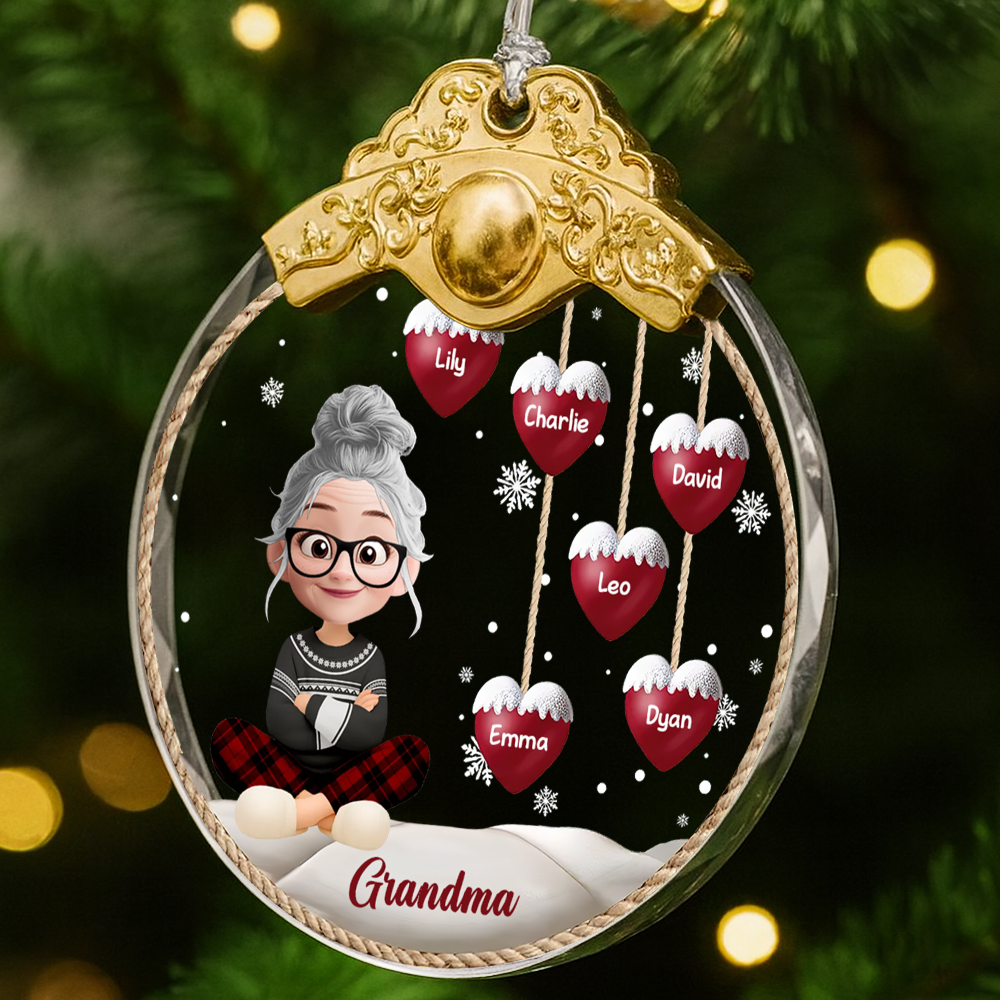 It Takes Long Time Old Friends - Personalized Glass Ornament With Silver and Gold Cap