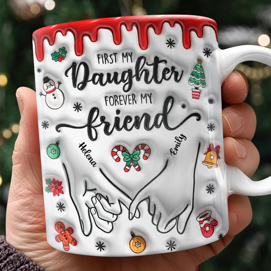 Daughter Mother Love - Family Gift - Personalized Custom Mug