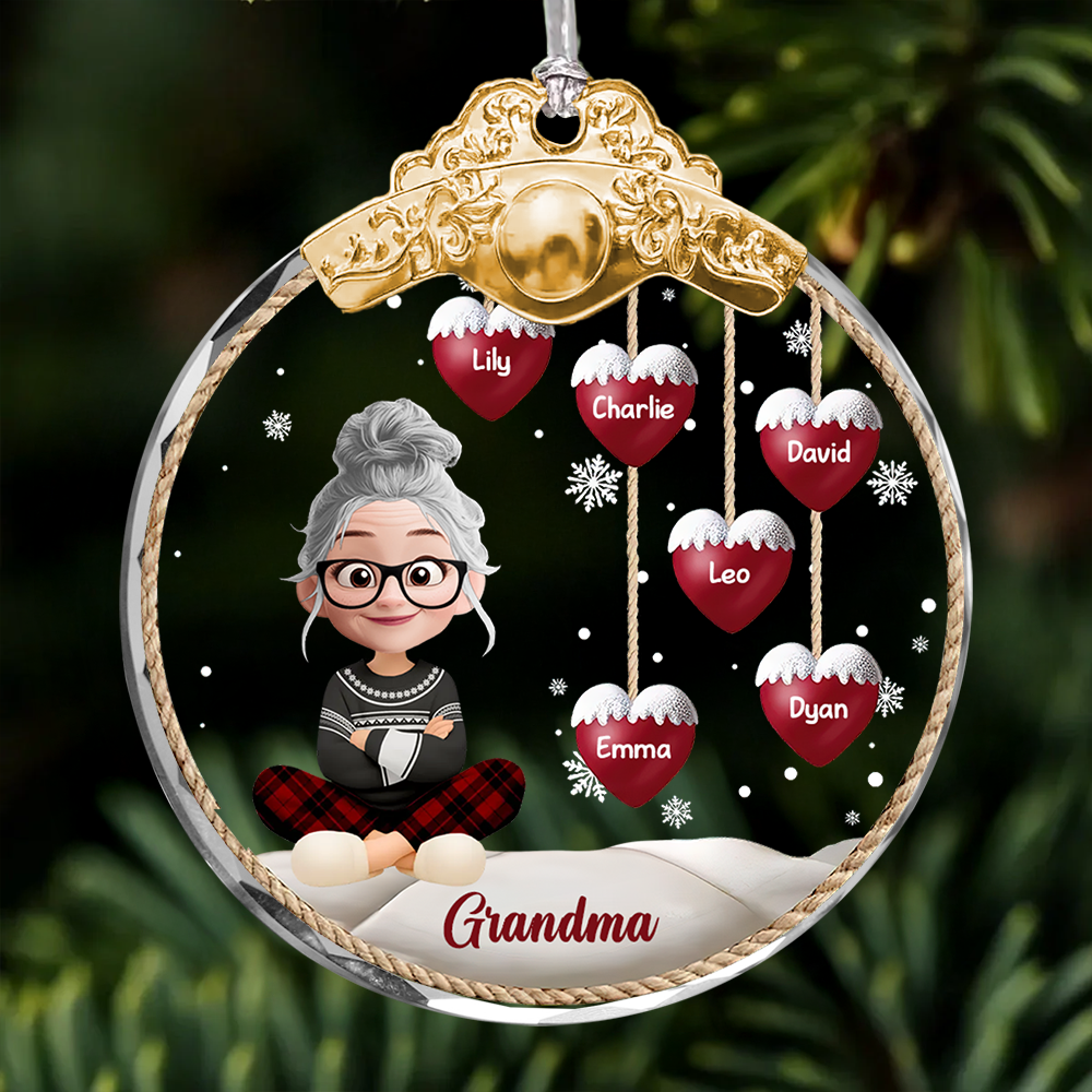 It Takes Long Time Old Friends - Personalized Glass Ornament With Silver and Gold Cap