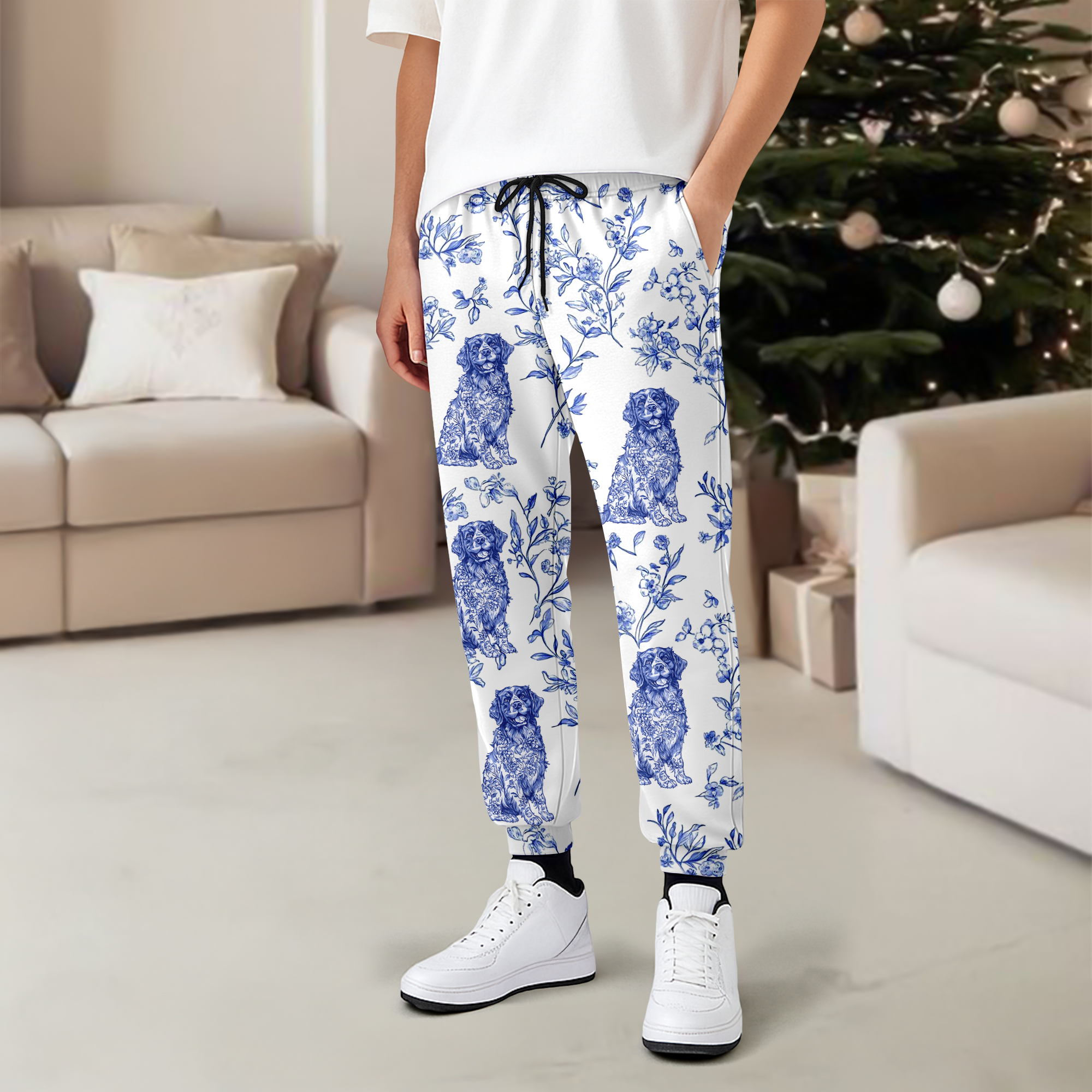 Dog Lover Clothing - Custom Pajama Pants -  Dog Lover Gift