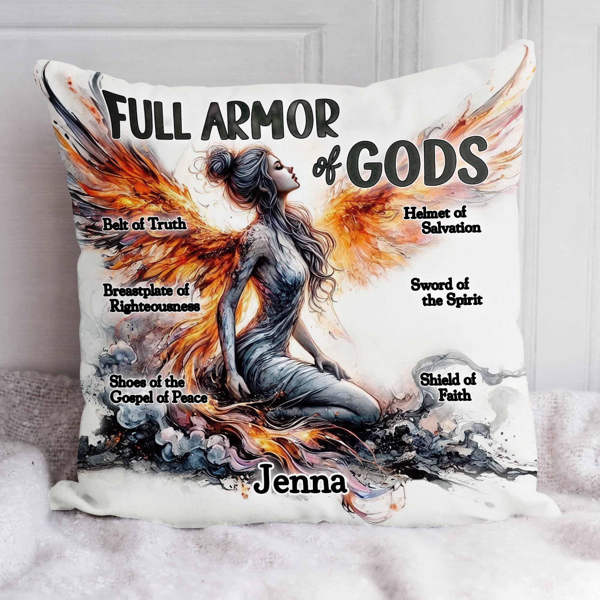 Custom Name - Full Amor Of Gods - Personalized Pillow