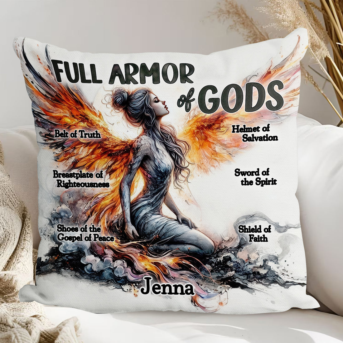 Custom Name - Full Amor Of Gods - Personalized Pillow