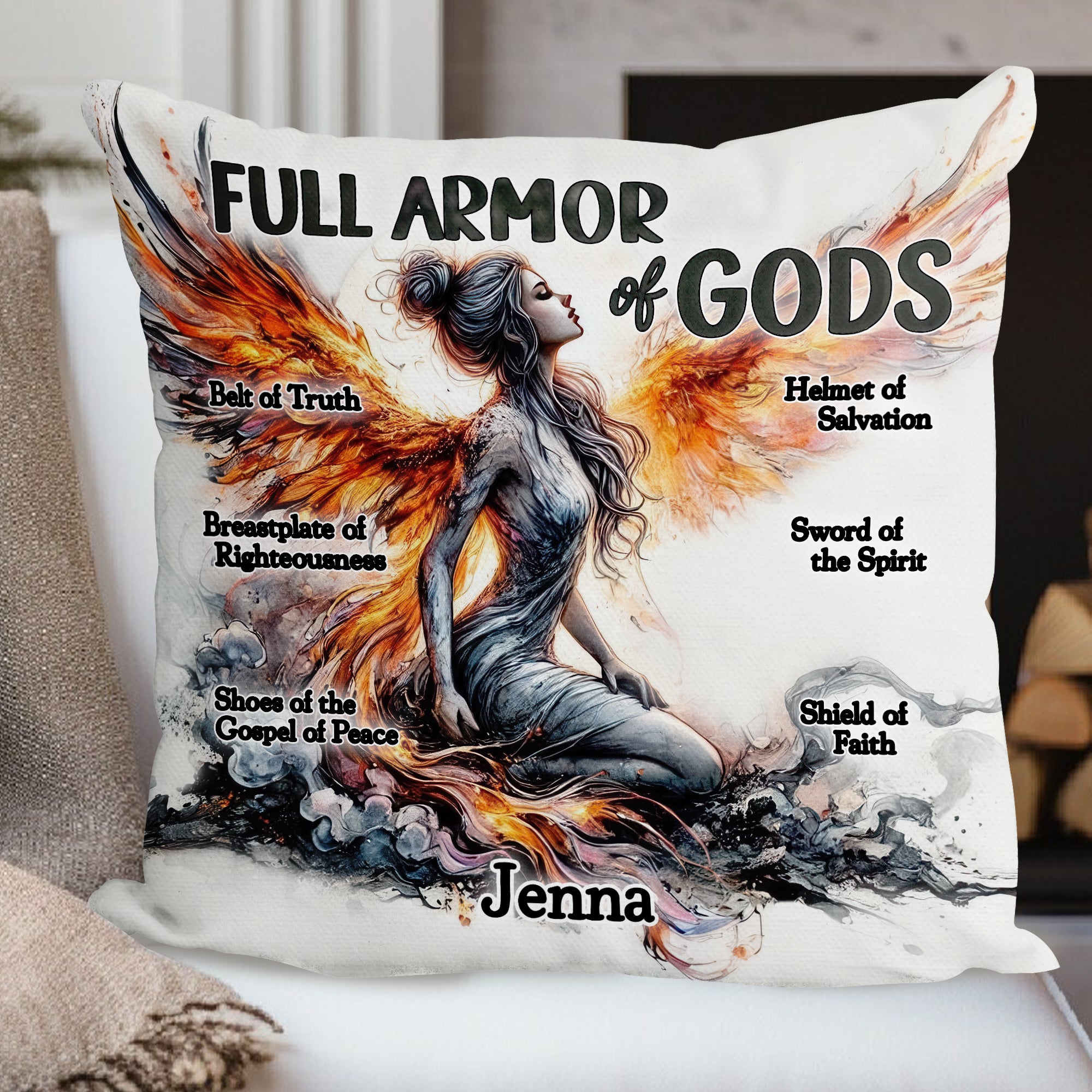 Custom Name - Full Amor Of Gods - Personalized Pillow