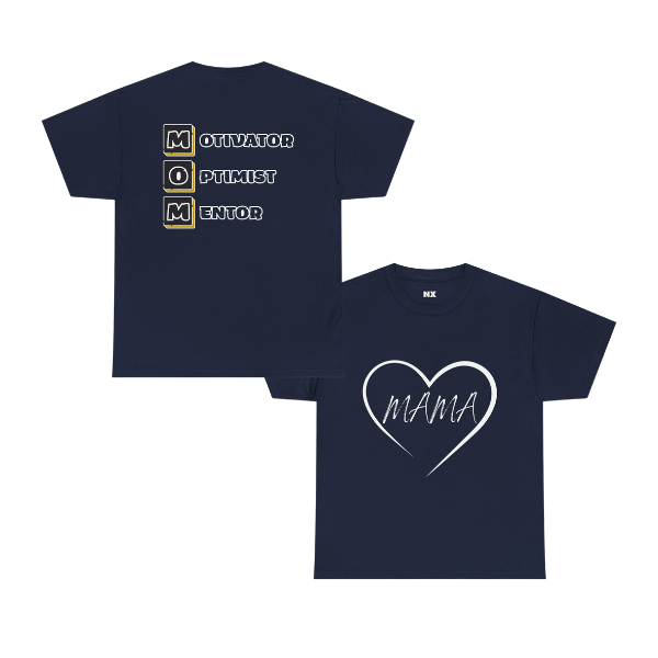 Mama Graphic T-Shirt – MOM Letter Design Unisex Heavy Cotton Tee | Mother’s Day Gift for Mom | Soft Casual Everyday Shirt