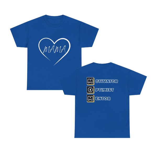 Mama Graphic T-Shirt – MOM Letter Design Unisex Heavy Cotton Tee | Mother’s Day Gift for Mom | Soft Casual Everyday Shirt