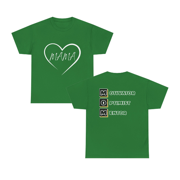 Mama Graphic T-Shirt – MOM Letter Design Unisex Heavy Cotton Tee | Mother’s Day Gift for Mom | Soft Casual Everyday Shirt