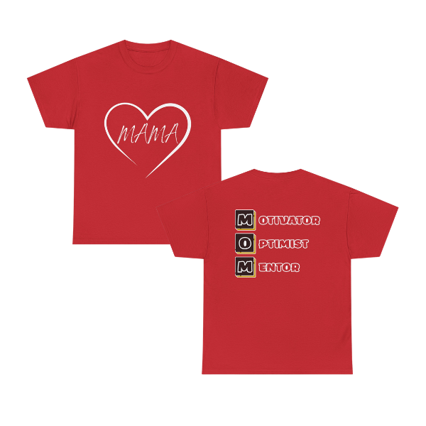 Mama Graphic T-Shirt – MOM Letter Design Unisex Heavy Cotton Tee | Mother’s Day Gift for Mom | Soft Casual Everyday Shirt