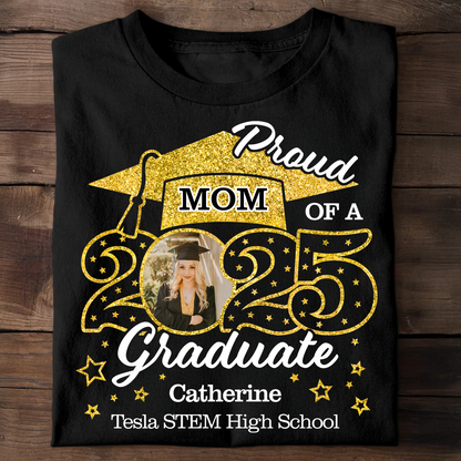 Class Of 2025 Custom Graduation Shirt Upload Photo T-shirt, Graduation Gift