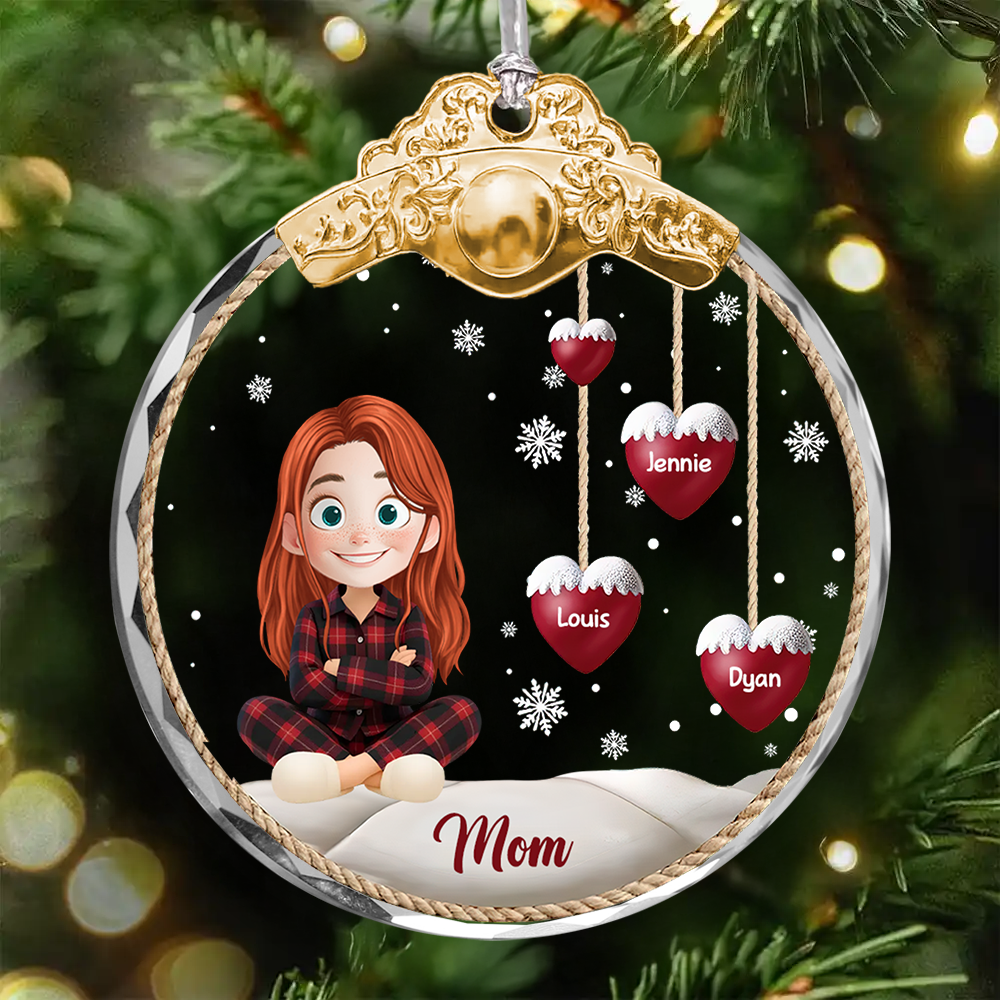 It Takes Long Time Old Friends - Personalized Glass Ornament With Silver and Gold Cap