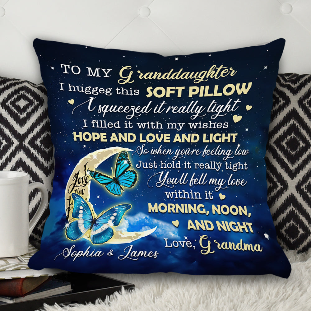 To My Daughter - Family Love - Custom Name Pillow - Family Gift