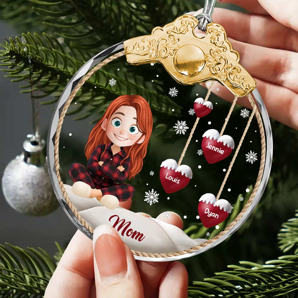 It Takes Long Time Old Friends - Personalized Glass Ornament With Silver and Gold Cap