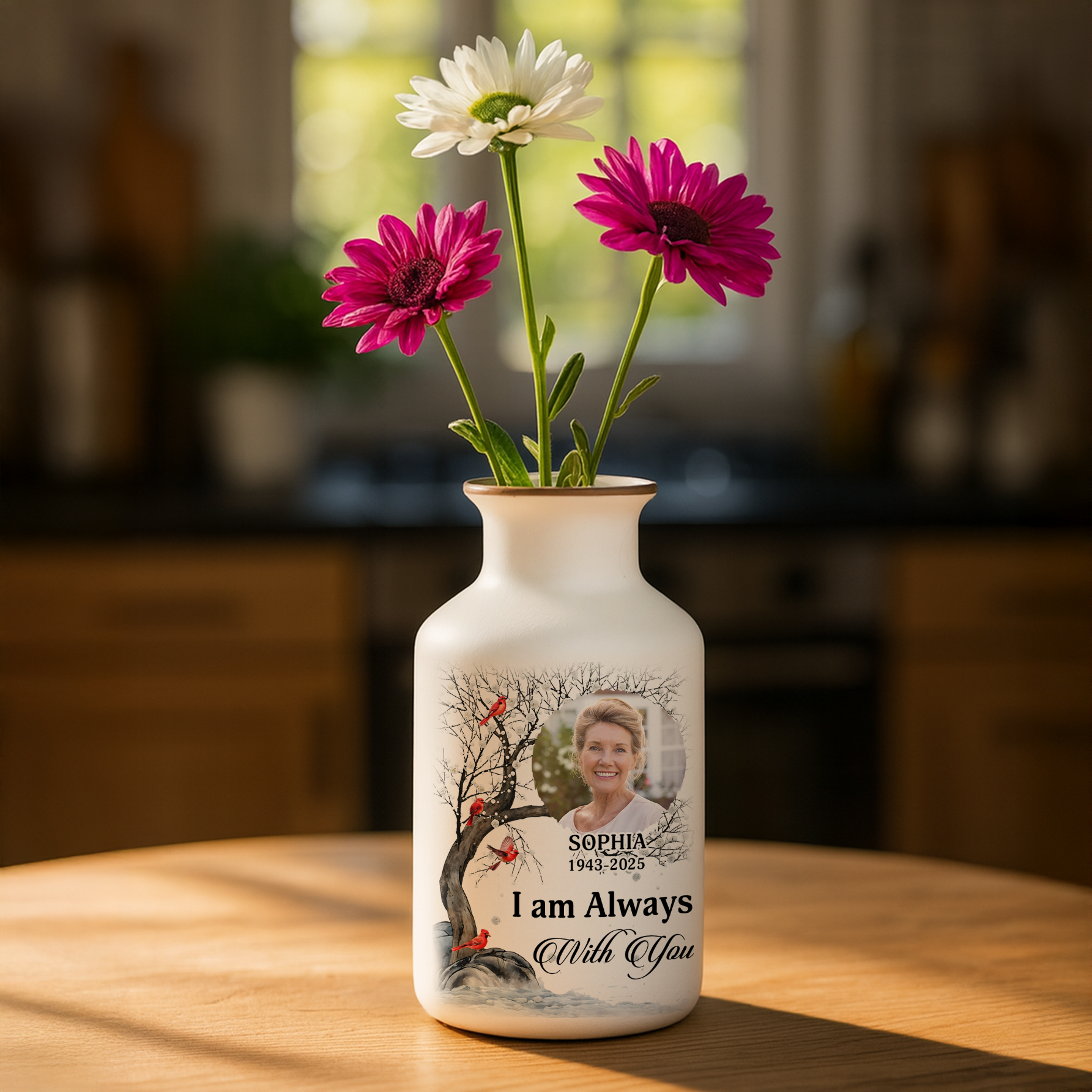 The Moment Your Heart Stopped - Personalized Elegant Ceramic Flower Pot Minimalist - Memorial Gift