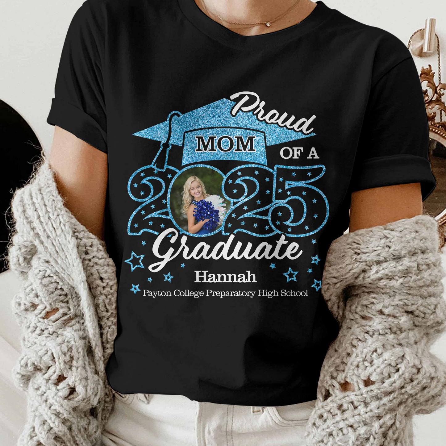 Class Of 2025 Custom Graduation Shirt Upload Photo T-shirt, Graduation Gift