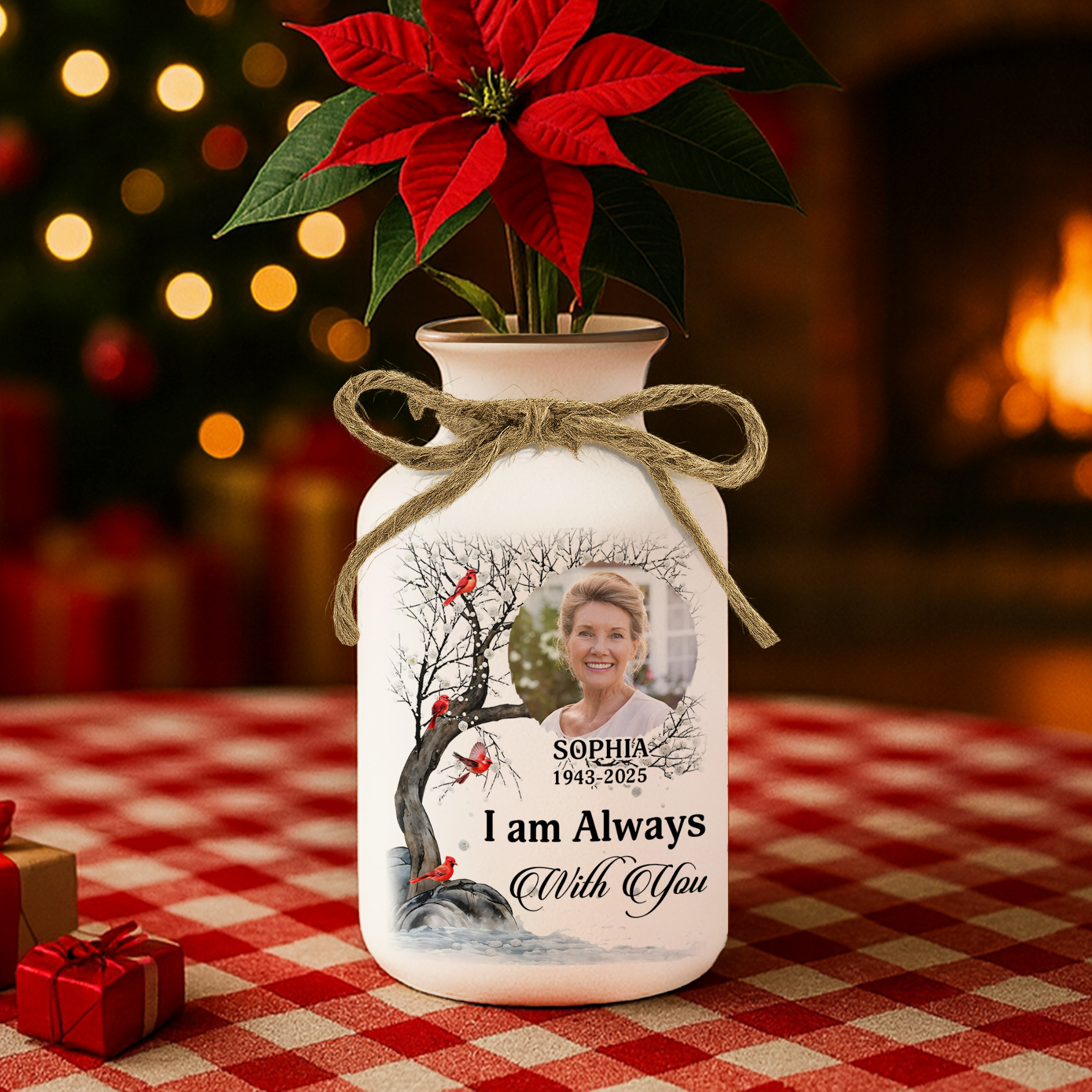 The Moment Your Heart Stopped - Personalized Elegant Ceramic Flower Pot Minimalist - Memorial Gift