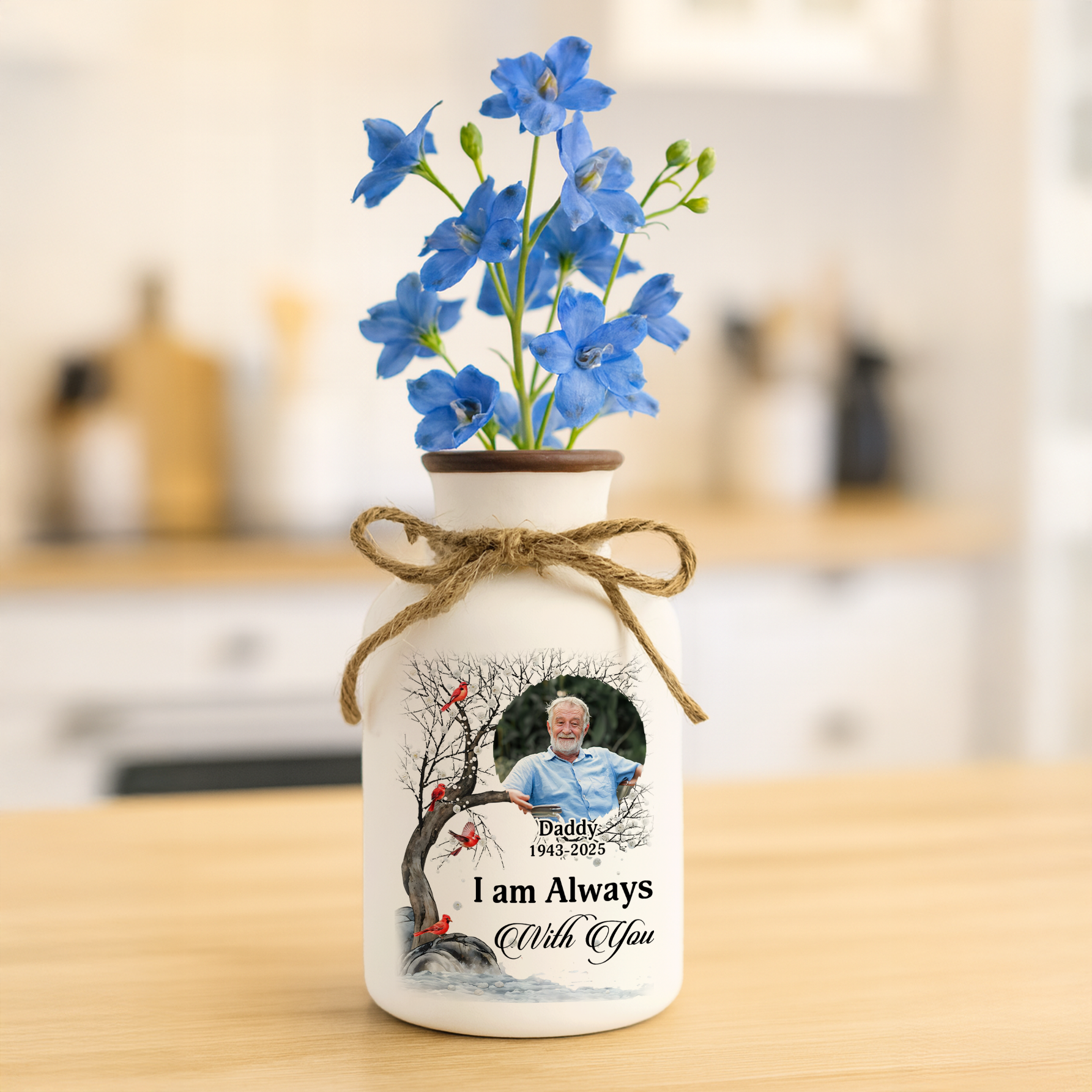 The Moment Your Heart Stopped - Personalized Elegant Ceramic Flower Pot Minimalist - Memorial Gift