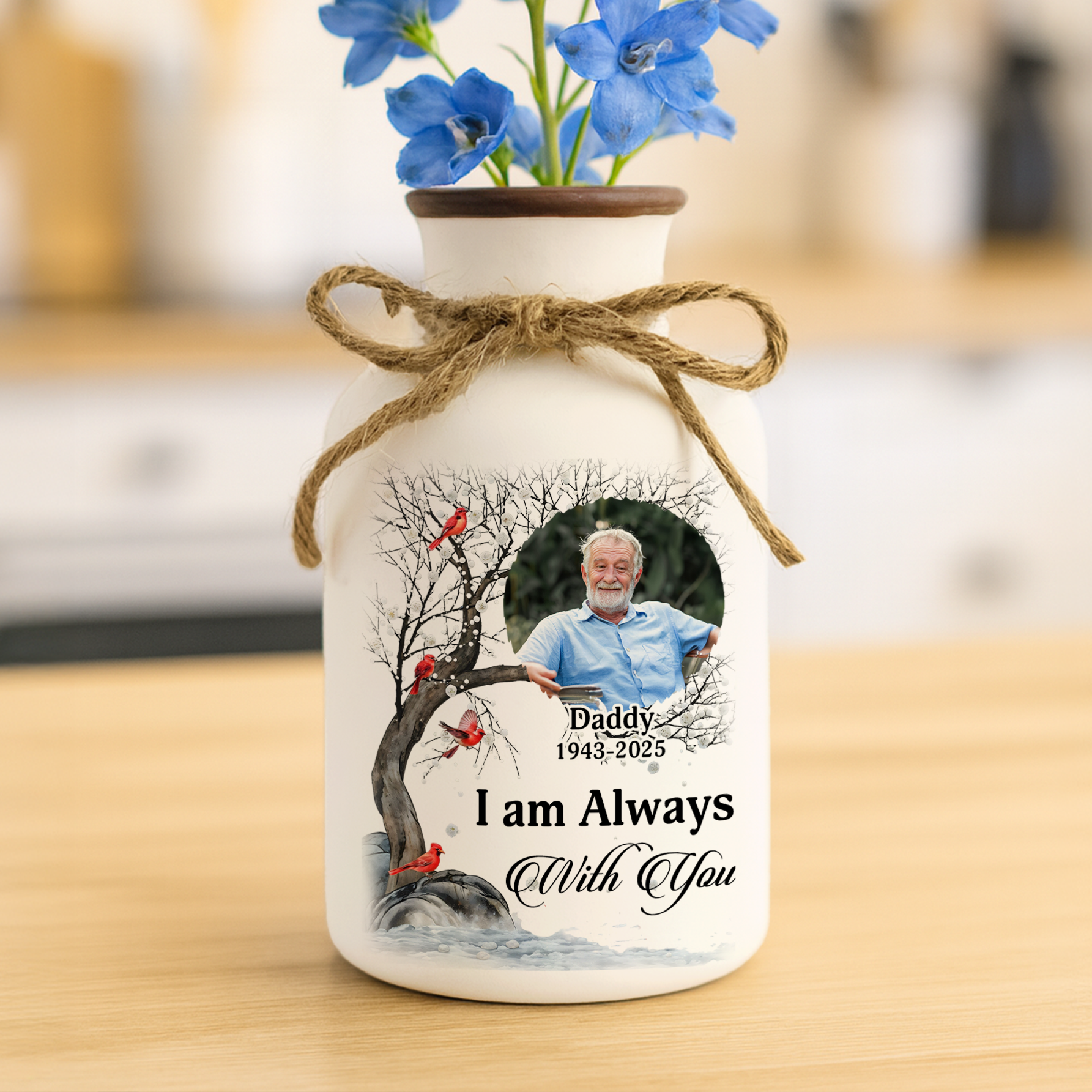 The Moment Your Heart Stopped - Personalized Elegant Ceramic Flower Pot Minimalist - Memorial Gift