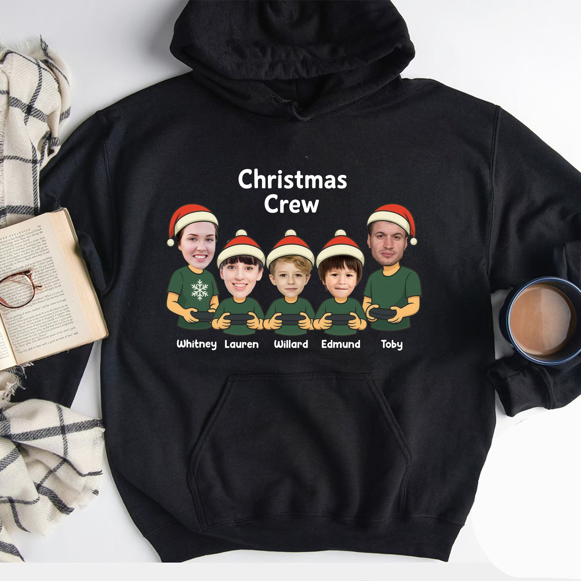 Custom Name Christmas Family Shirt - Personalized Shirt Custom T-shirt/Hoodie/Sweatshirt
