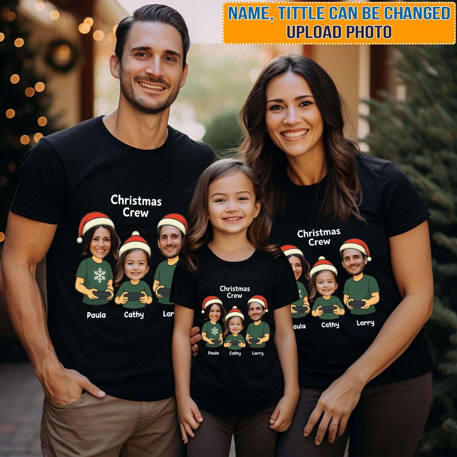 Custom Name Christmas Family Shirt - Personalized Shirt Custom T-shirt/Hoodie/Sweatshirt